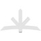 Ekena Millwork Alberta Architectural Grade PVC Gable Bracket, 72"W x 39"H x 2"D x 6"F, 13/12 Pitch GBP072X39X0206ALB00 - alternate 3